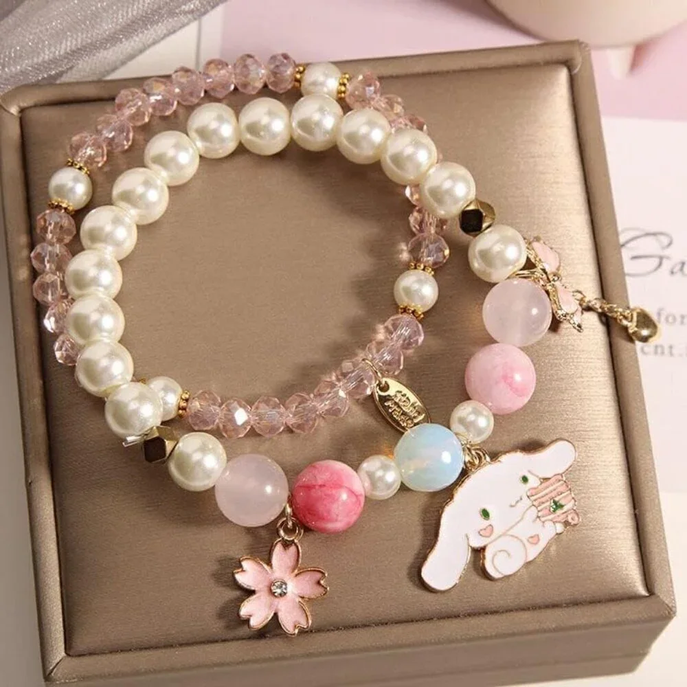 Matching Crystal Bead Bracelets Set Women Friendship Gifts Jewelry